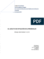 Ensayo Sobre Las Características Del Adulto en Situación de Aprendizaje