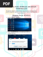 Manual para Borrar Archivos Temporales