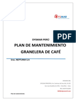 Plan de Mantenimiento Granelera de Cafè