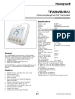 TF228WNM/U: Communicating Fan Coil Thermostat