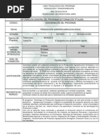 Producción Agropecuaria Ecológica 722143