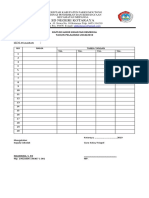 Daftar Hadir Kegiatan Remedial