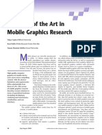 The State of The Art in Mobile Graphics Research