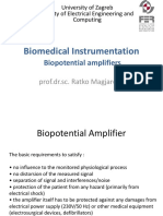 Biomedical Instrumentation: Biopotential Amplifiers