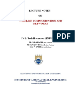 Wireless Communication Notes PDF