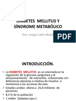 Diabetes Mellitus y Síndrome Metabólico