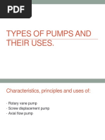 Types of Pumps and Their Uses