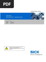 Modbus Signal Listing MCS100E