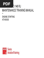 BAE146AVRO 146 RJ Maintenance Training Manual: Engine Starting ATA 80-00