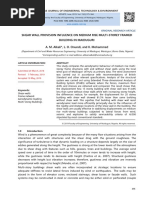 Shear Wall Provision Influence On Medium Rise Multi-Storey Framed Building in Maiduguri