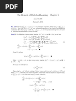 Solution of The Elements of Statistical Learning Ch6