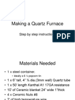 How To Make A Quarz Furnance