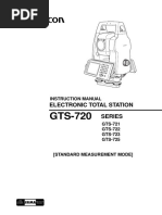 Electronic Total Station Series: Instruction Manual