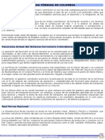 Líneas Férreas en Colombia PDF