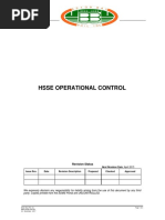 SRC HSSE PRO 06 HSSE Operational Control