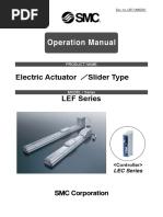 Electric Actuator Slider Type LEF Series