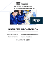 Ingenieria Mecatronica UC