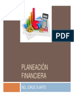 PLANEACIÓN FINANCIERA Presentación