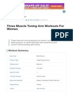 Three Muscle Toning Arm Workouts For Women - Muscle & Strength PDF