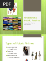 Understand Fabric Finishes PPT For Students