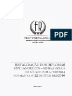 Revalidação de Diplomas de Estrangeiros