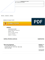 COA Contacts Directory