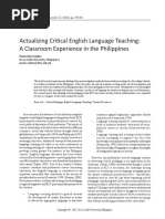 Valdez - Critical ELT in Philippines PDF