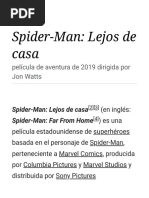 Spiderman Lejos de Casa