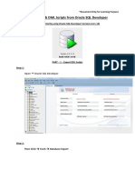 Export DDL DML Oracle SQL Developer