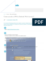 Como Accedo A OWA (Outlook Web Access)