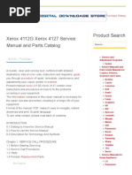 Xerox 4112G Xerox 4127 Service Manual and Parts Catalog