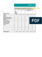 Estudio de Mercado en Excel