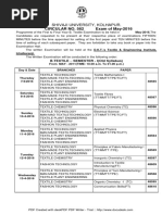 B.textile Programme April, 2016