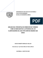 Estudio de La Dosificacion de Floculante en Un Clarificador PDF