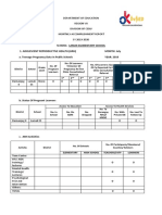 School: Lamak Elementary School 1. Adolescent Reproductive Health (Arh) MONTH: July A. Teenage Pregnancy Data in Public Schools YEAR: 2019