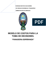 Modelo de Costos para La Toma de Decisiones