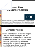 Chapter Three: Competitor Analysis