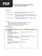 Detailed Lesson Plan in Mathematics