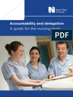 Accountability and Delegation: A Guide For The Nursing Team