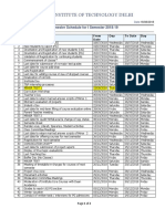 RRR Sem Schedule I 1819