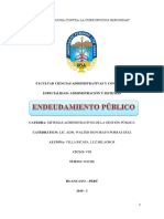 Endeudamiento Publico