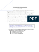 IB Economics Welker Unit 1.4 Market Failure Negative Externalities Key Terms: Marginal Private Benefit: Marginal Social Benefit