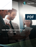 CTS India Medical Insurance Policy 2017 - 18