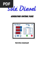 Generators Control Panel: Service Manual