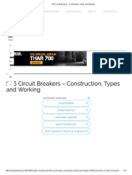 SF6 Circuit Breakers - Construction, Types and Working