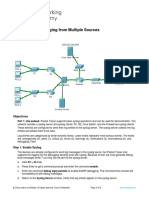 Packet Tracer - Logging From Multiple Sources: Topology