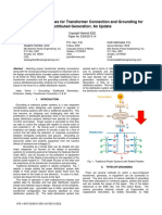 Application Guidelines For Transformer Connection and Grounding For Distributed Generation - An Update