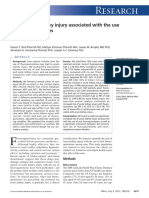 Research: Risk of Acute Kidney Injury Associated With The Use of Fluoroquinolones