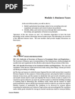 Lesson 1 Business Taxes