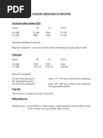 Statutory Deductions of Employees (Ikyong)